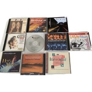 Lot of 20 MUSIC CDs Classical Piano Orchestra Concert Band Instrumentals & More